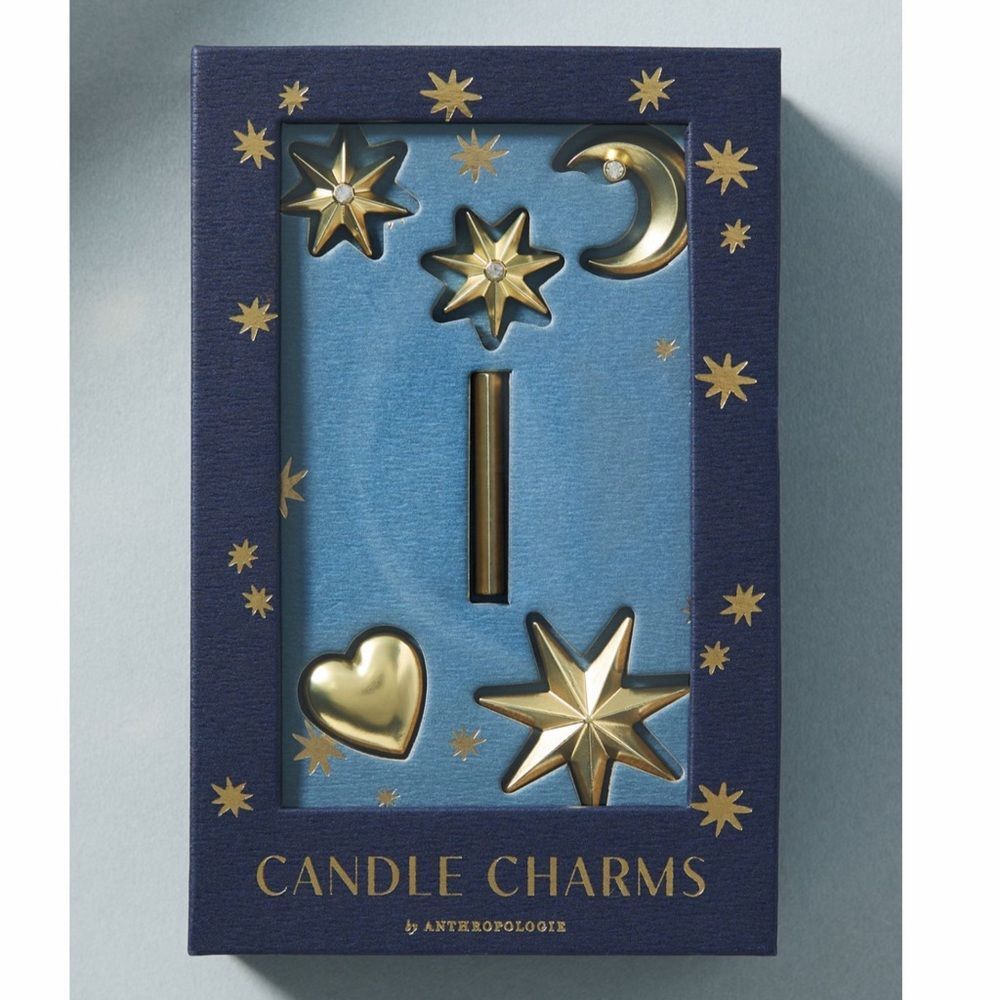 Anthropologie Monogram Candle Charms Alphabet Letter “I” New In Box